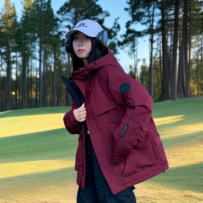 休闲情侣面包服短款时尚棉衣棉服女潮秋冬季外套厚棉袄潮双11新品