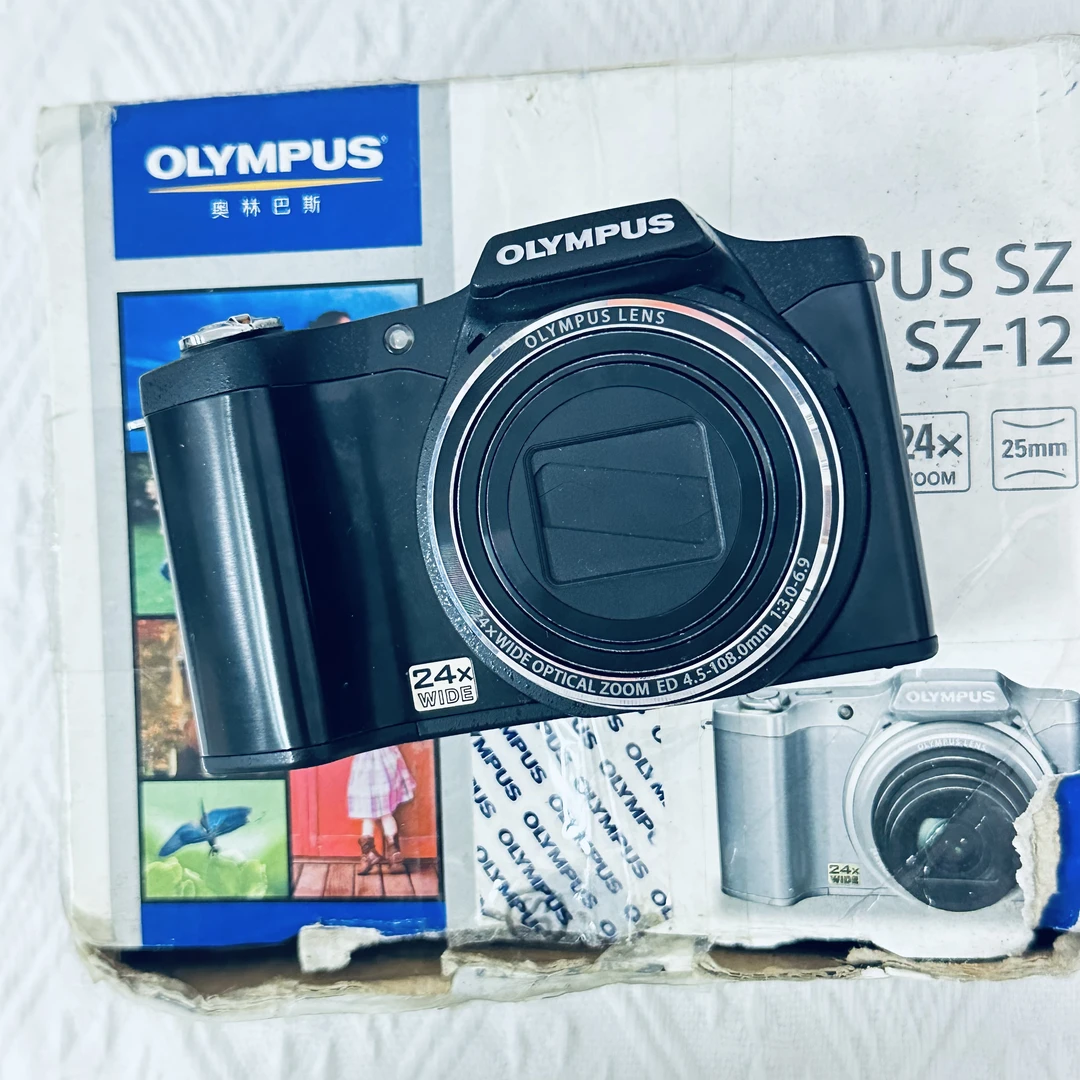 95新 Olympus/奥林巴斯 sz12带原盒1400w像素24倍超长焦人景都可