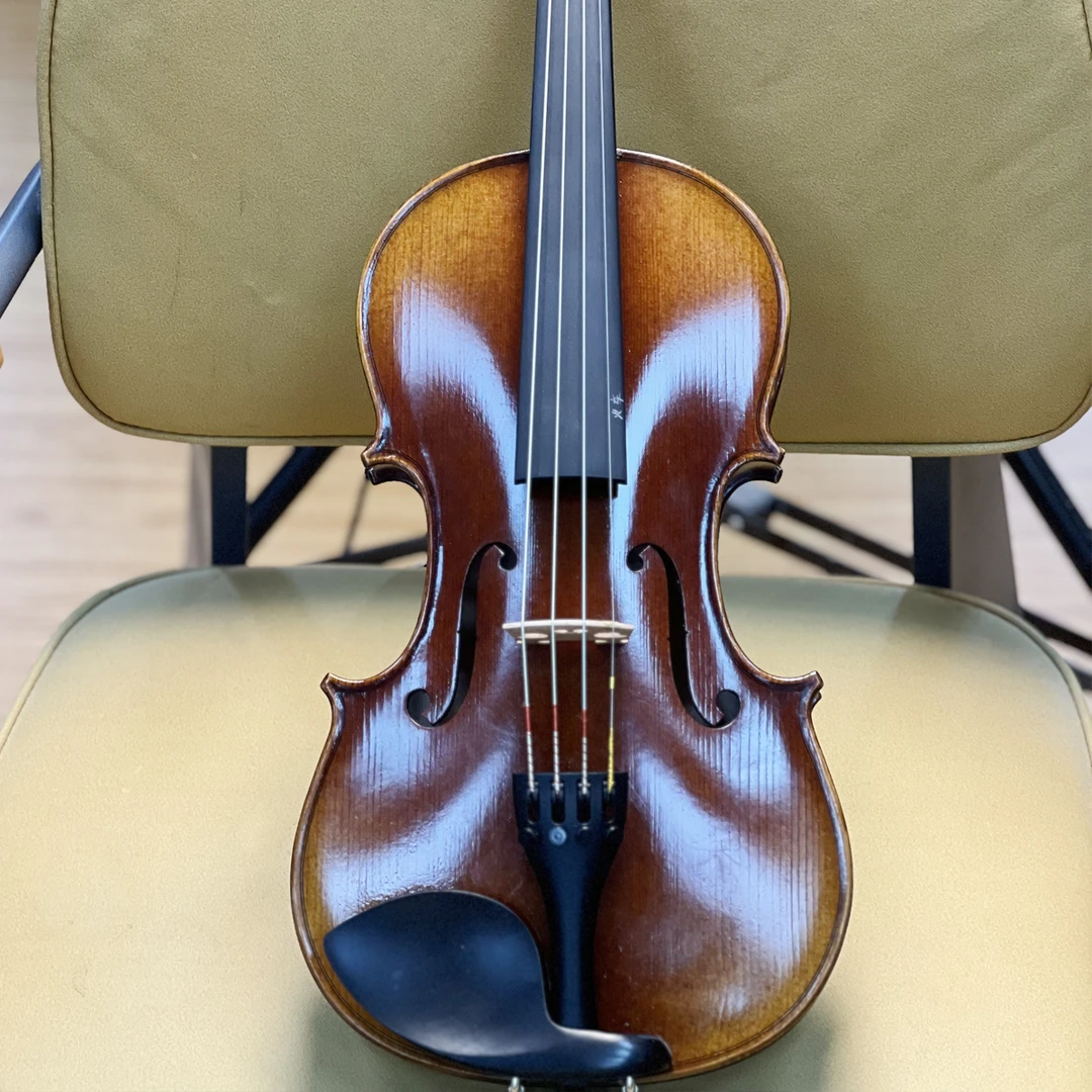 火车的琴手工实木小提琴云杉木面板枫木背板高端提琴