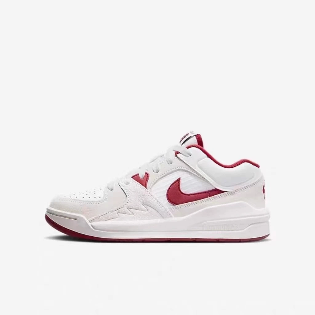 Nike耐克女款低帮2023冬JORDANSTADIUM90白红运动板鞋DX4399-106
