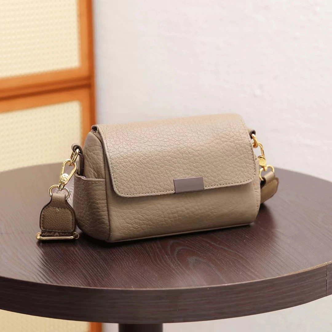 SEVENMEOW/柒喵品牌潮流时尚百搭女真皮包包气质斜挎单肩包 0267