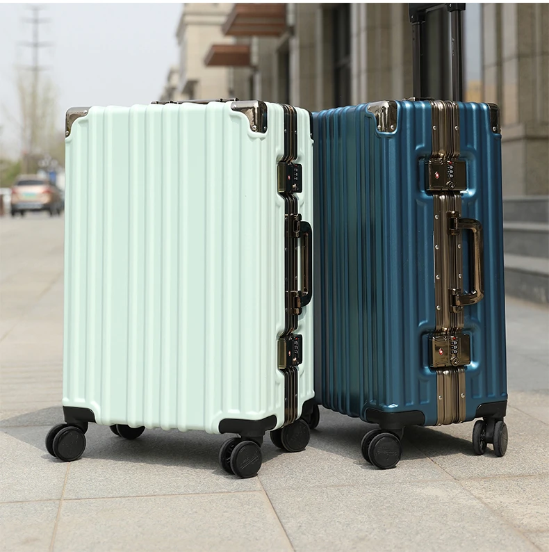 商务轻便行李箱旅行行李箱旅行行李箱拉杆箱网红铝框夏季密码箱