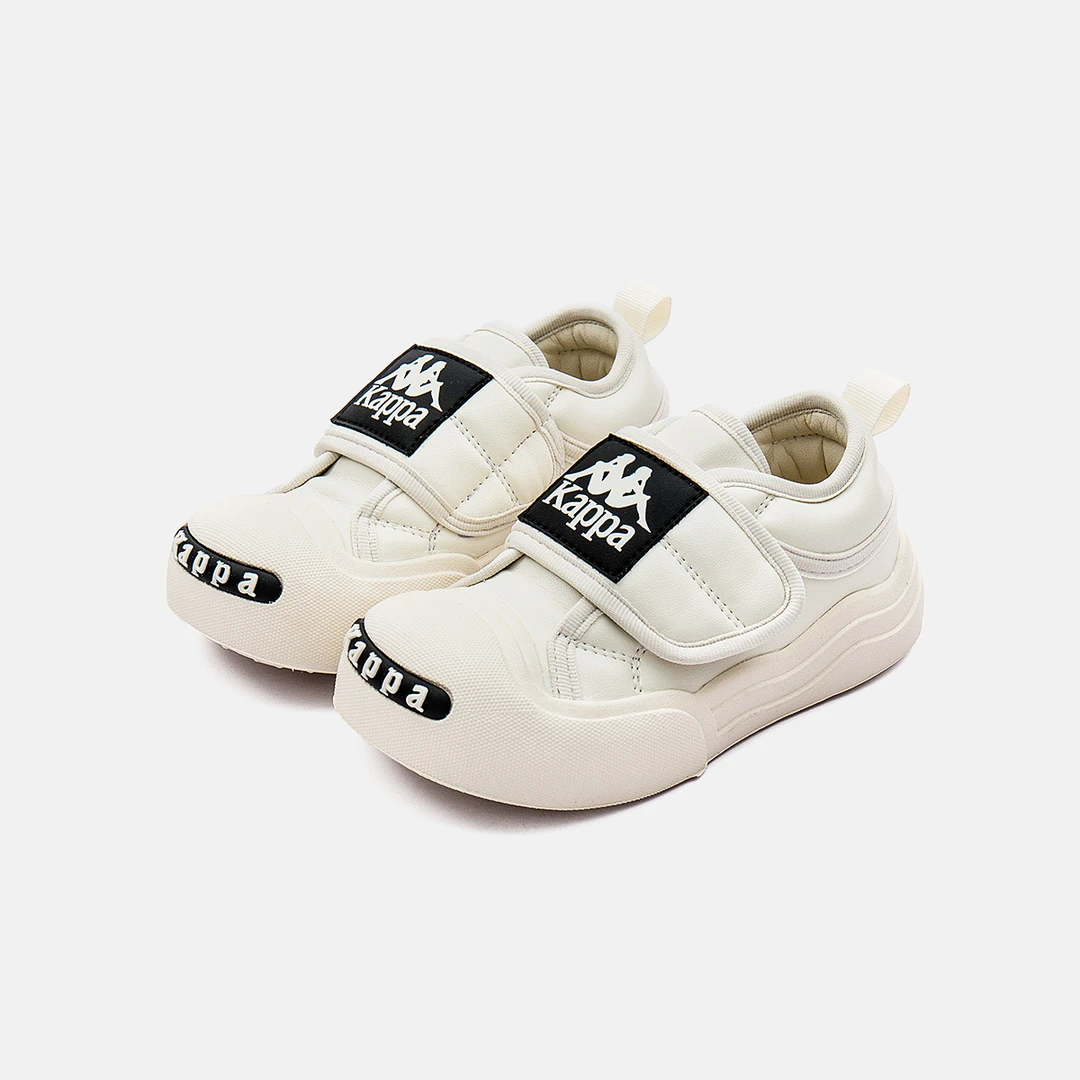 Kappa Kids卡帕春秋软底舒适开口笑男童女童丑萌面包鞋KAZB233050
