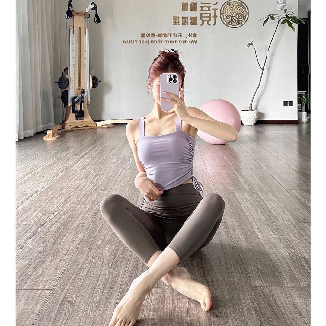 301-499系直播选款修身瑜伽服 本链接默认微暇微脏款