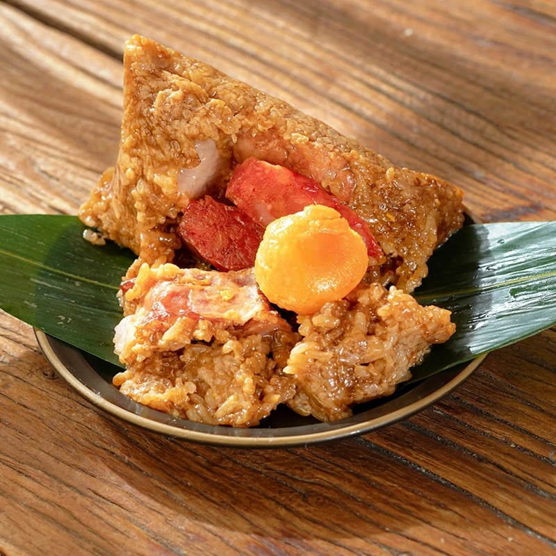 嘉兴风味粽子蛋黄肉粽精品鲜肉粽大粽子8只板栗肉粽蜜枣粽豆沙粽