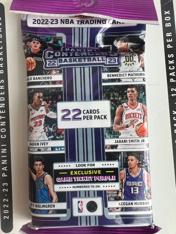 2022-23 panini contrnders 肥包 球星卡 盲盒