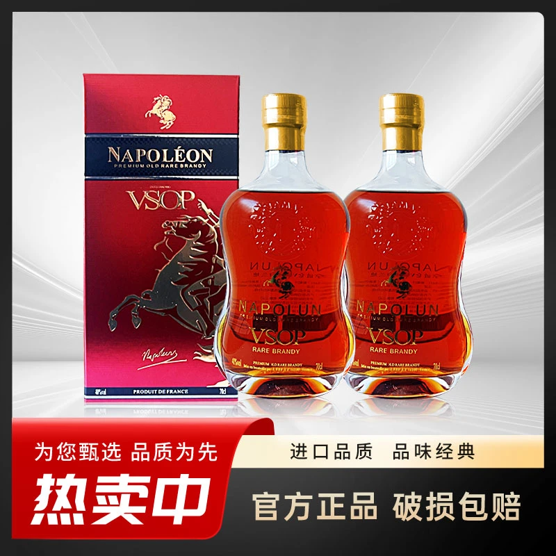 法国进口洋酒 NAPOLEON VSOP白兰地700毫升礼盒装 DF