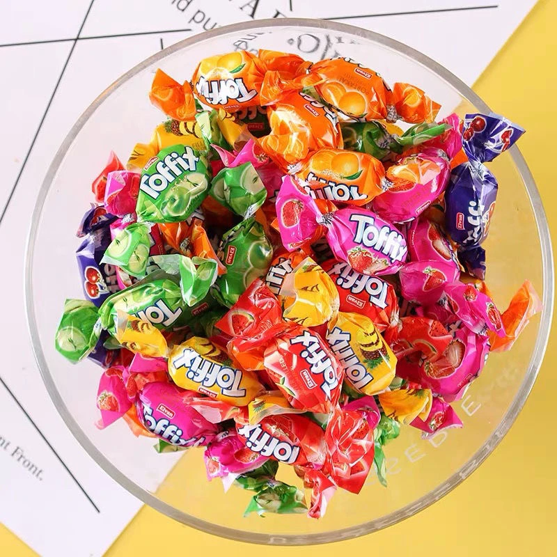 1000克袋土耳其埃尔万Toffix水果奶糖Elvan夹心软糖