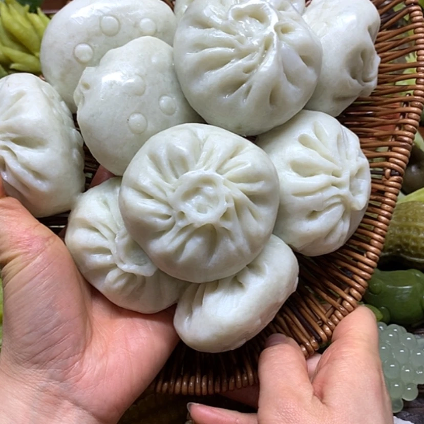 【闪购商品】蛇纹石玉摆件未镶嵌M*