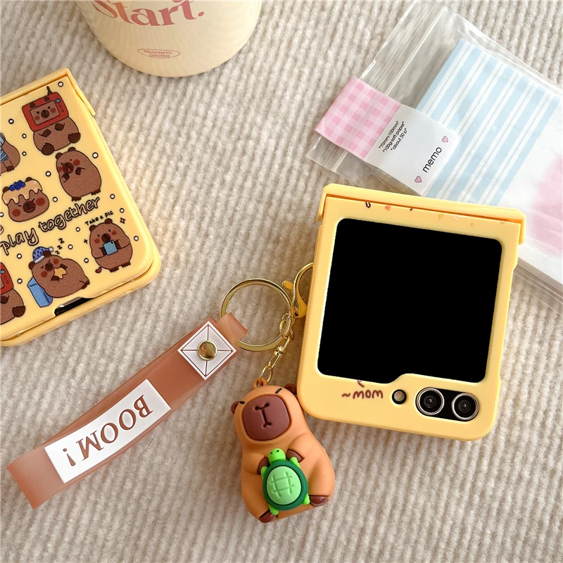 个性汉堡三星zflip5手机壳全包光面zflip4防摔硬壳创意zflip3外壳