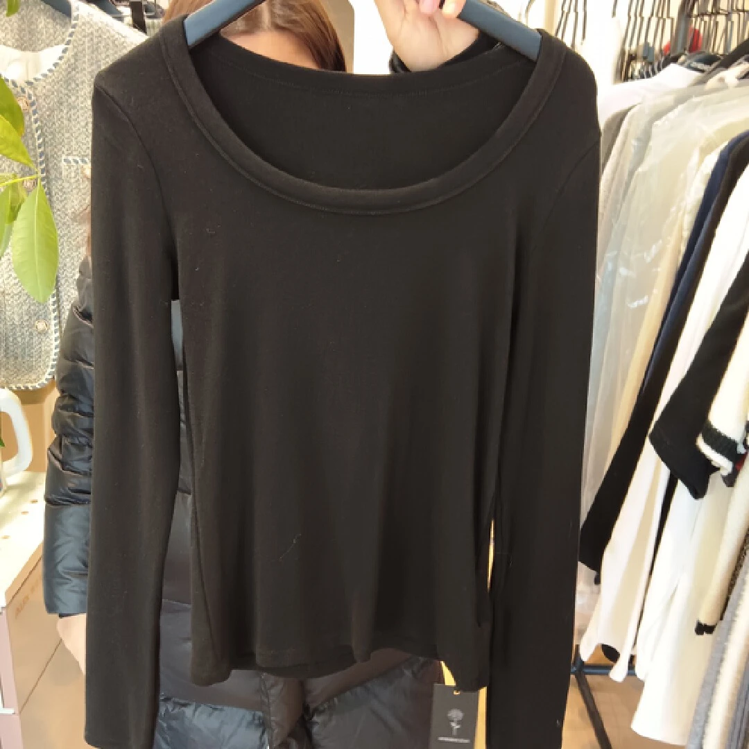 百搭加绒打底上衣