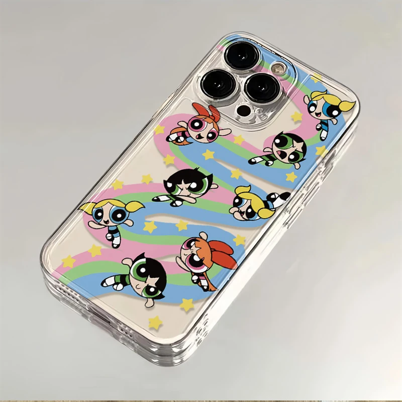 彩虹女警适用苹果华为荣耀OPPO小米VIVO红米三星iPhone透明手机壳