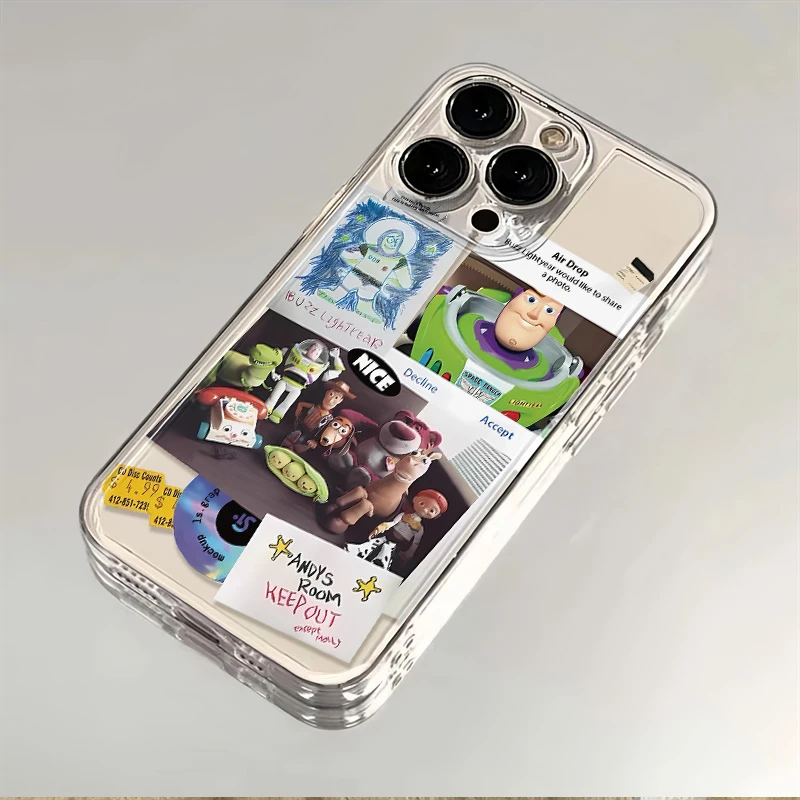 玩具总动员适用苹果14华为新款荣耀OPPO透明VIVO全包iPhone手机壳