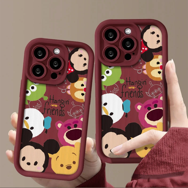 迪士尼新款适用苹果15PRO新款14防摔13/12/iPhoneXSMAX手机壳