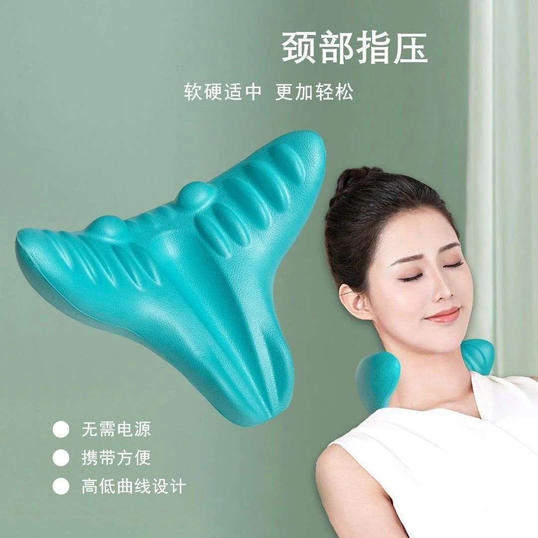 【升级款】EV重力指压颈椎枕头部按摩枕护颈神器U型枕缓解牵引枕