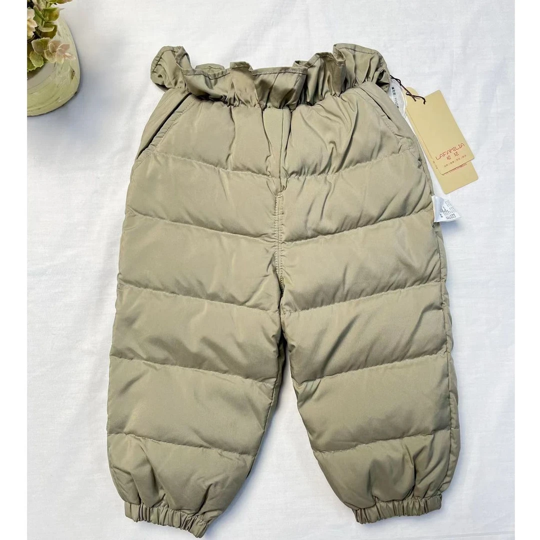 女童秋冬保暖羽绒长裤9142821