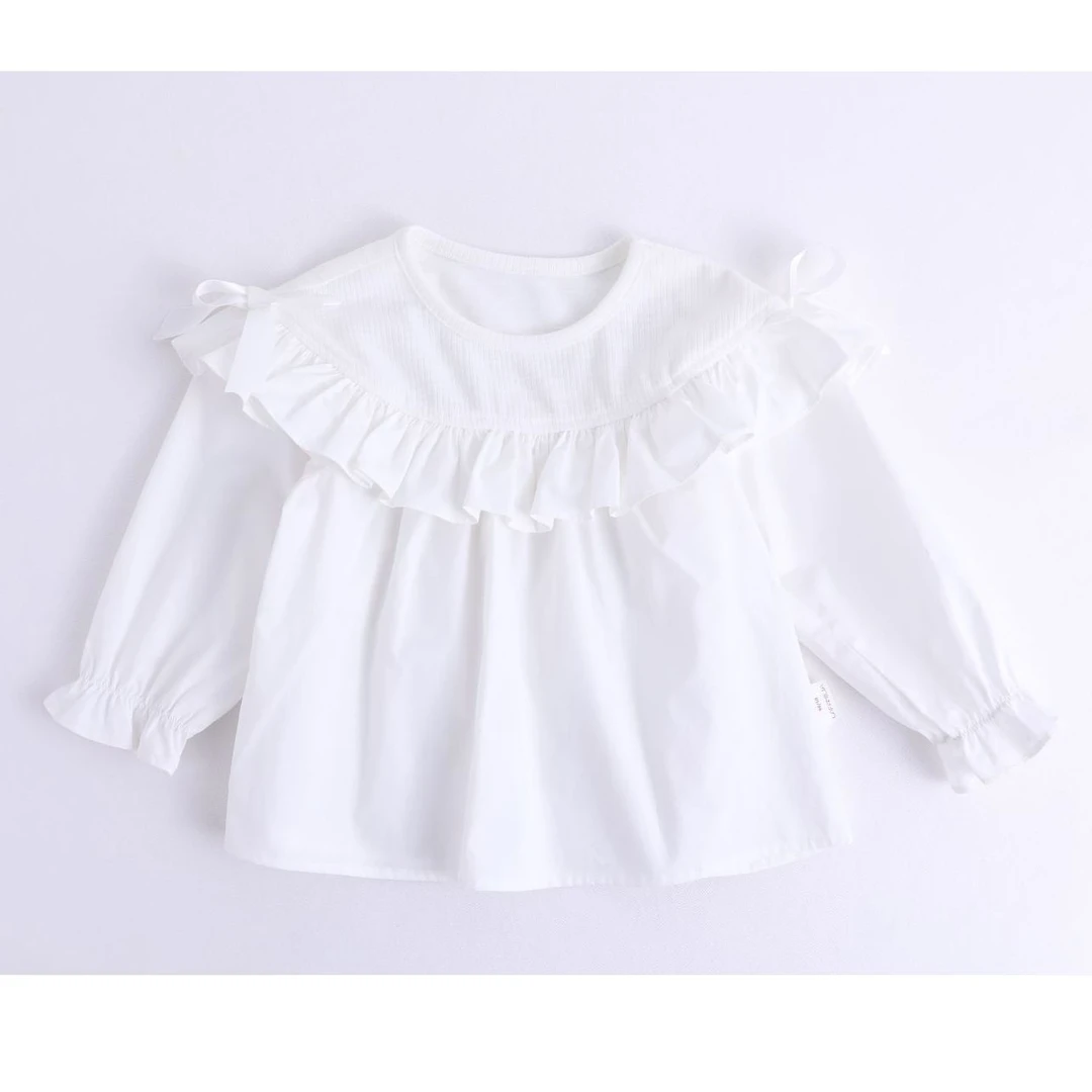 拼接长袖衬衣上衣93122002