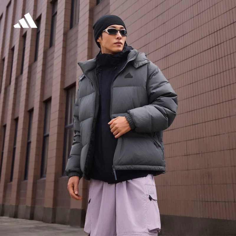 阿迪达斯官方 好羽绒600蓬拒水防泼防风鸭绒羽绒服面包服 JM9132