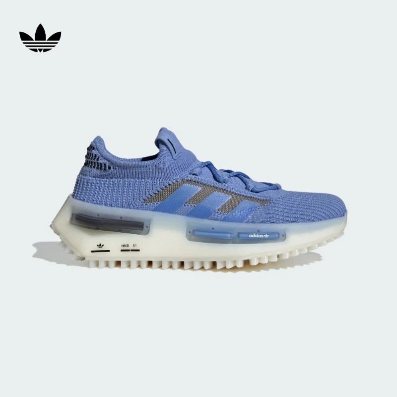 阿迪达斯三叶草 舒适经典boost运动鞋 adidas NMD_S1 HQ4468