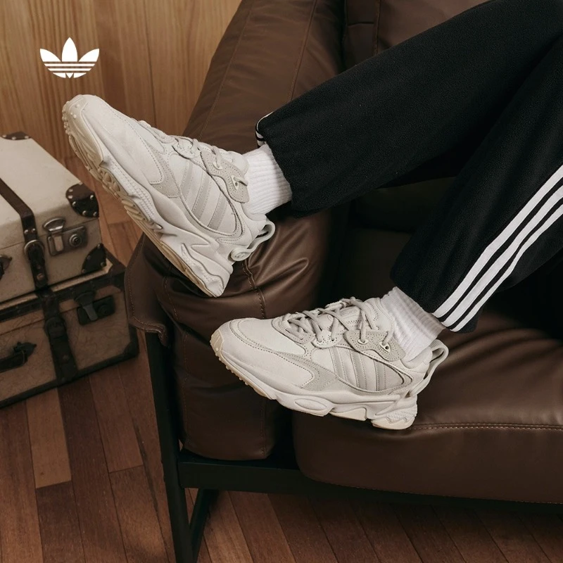 阿迪达斯三叶草 OZWEEGO META复古厚底增高老爹鞋男女款 GW3960