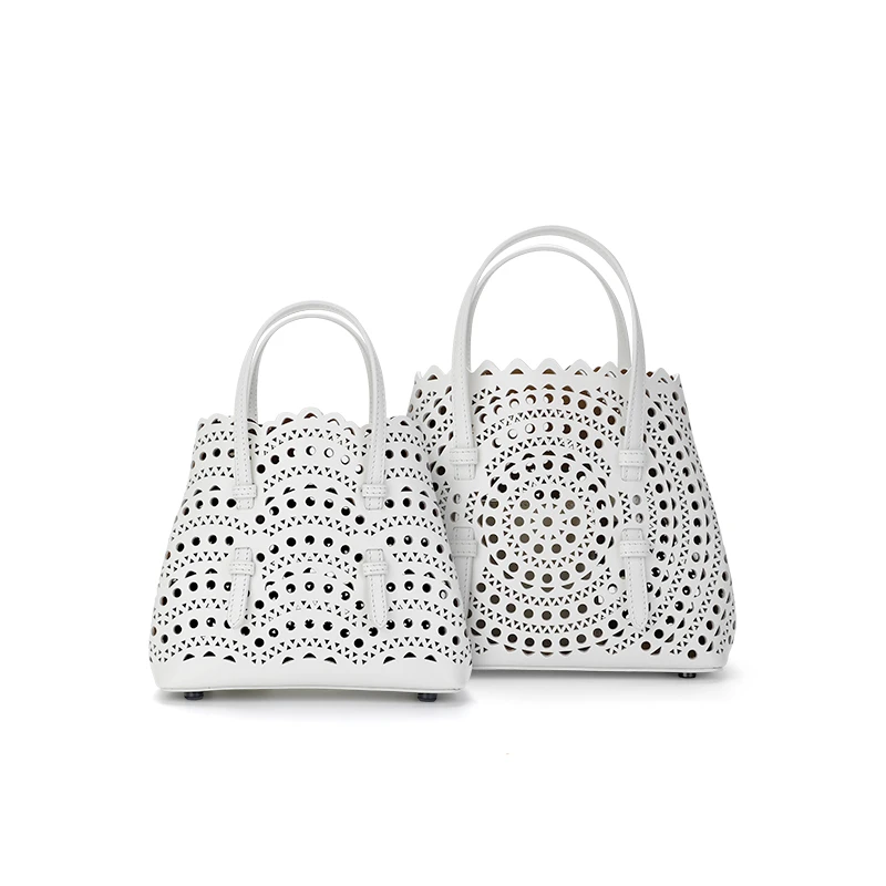 皮匠老徐时尚休闲女士小众镂空包0207