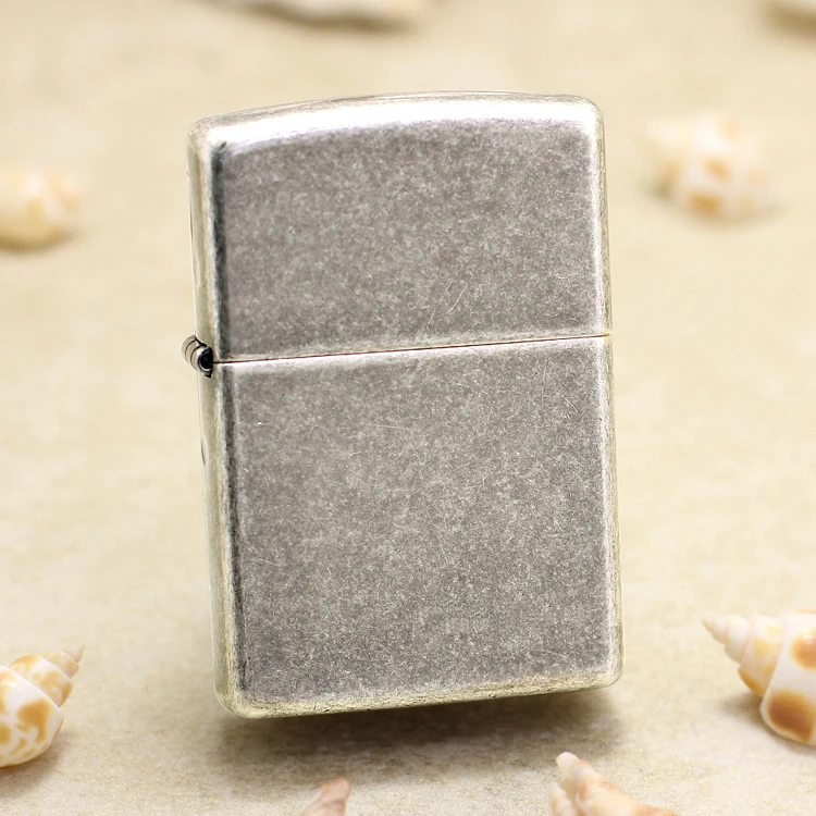 ZIPPO古银光板常规机打火机