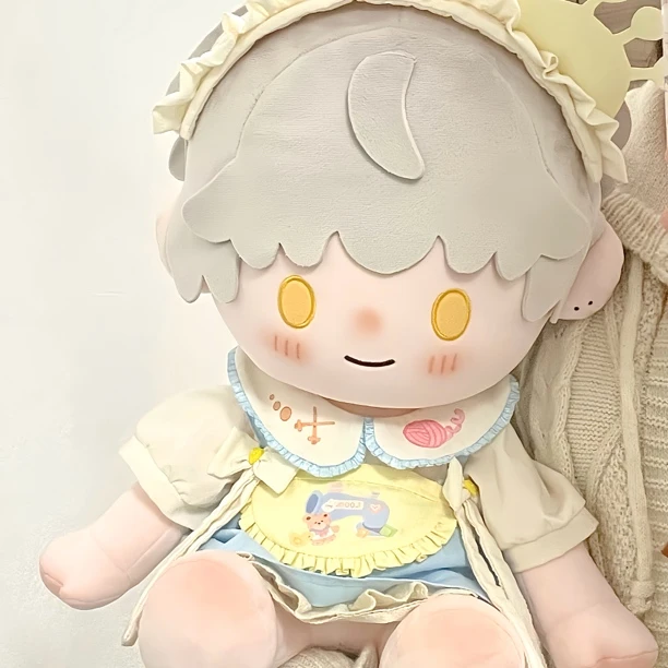【40cm】奶油缝纫师娃衣 无属性坐姿衣服套装可爱奶油小裙子