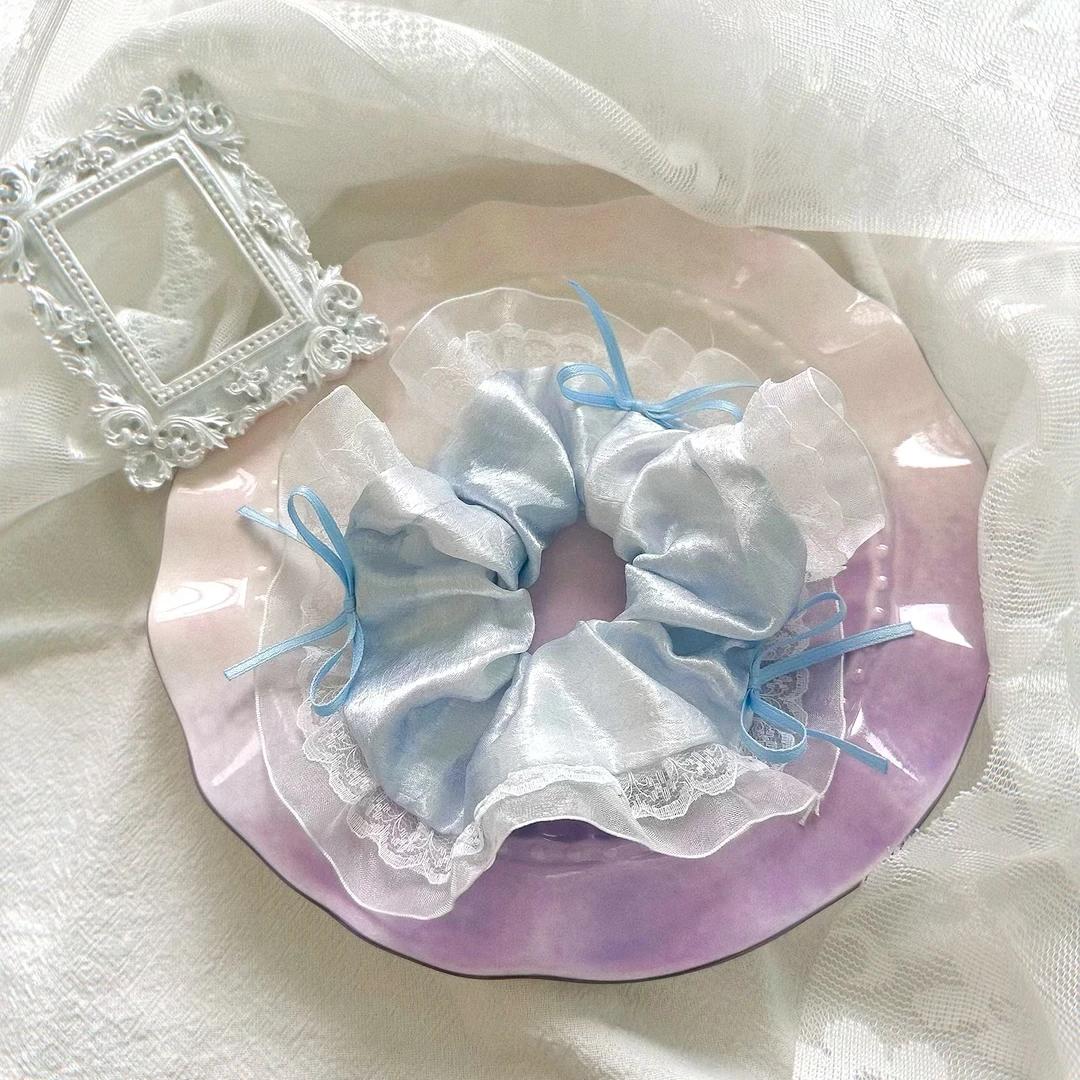 【仅xian连麦购买】韩系ins可爱法式气质甜美温柔发饰大肠发圈简约