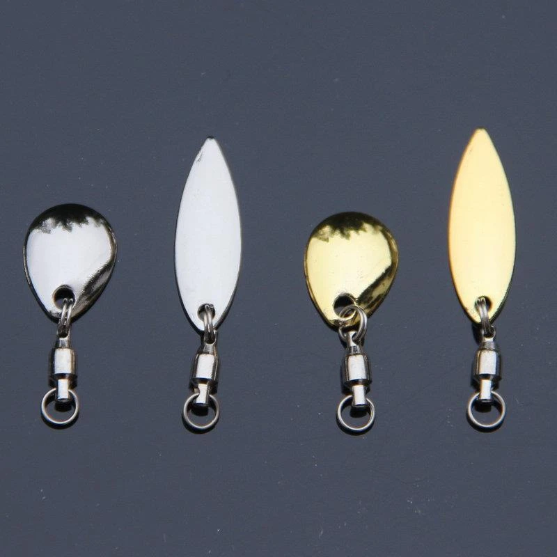 DIY路亚假饵VIB米诺配件高速轴承转环柳叶水滴亮片响片高旋转尾片