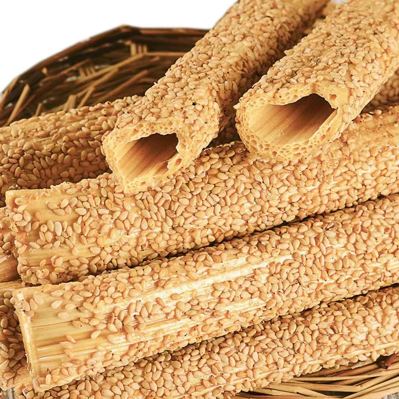 【10.9元1斤!】芝麻酥糖香酥麦芽糖麻糖棍空心酥糖工艺杆灶糖棒零食