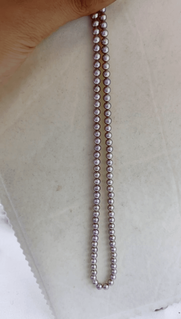 【闪购商品】淡水珍珠颈饰18K金镶嵌淡水项链4.5-5