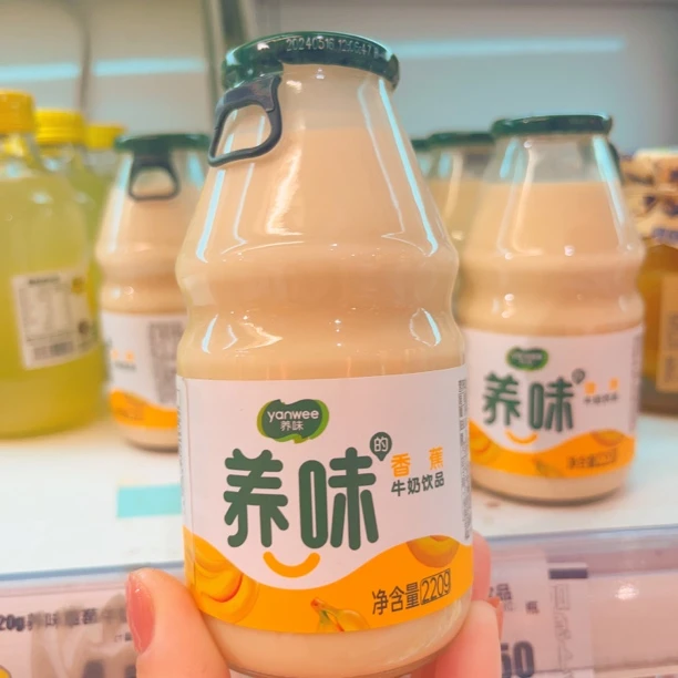 养味的香蕉牛奶饮品1瓶（220克）