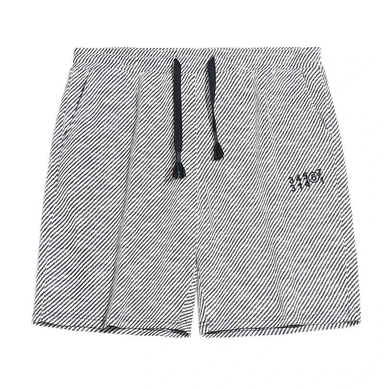 2024夏季新款星空条纹短裤男夏季宽松百搭五分运动裤男X1939