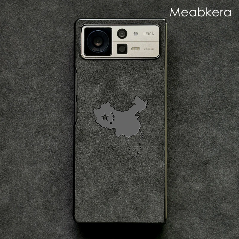适用于XiaomiMIXFold2手机壳Alcantara翻毛皮折叠屏全包防摔保护