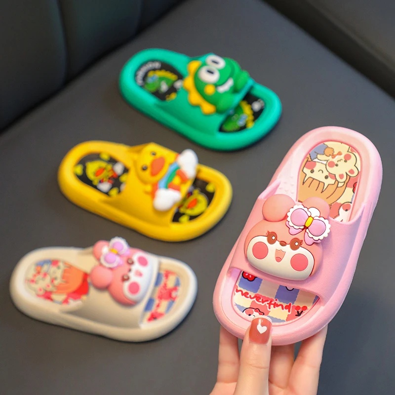 【孙铱专属】儿童拖鞋夏季男女童防滑可爱动物卡外穿通软底凉拖鞋