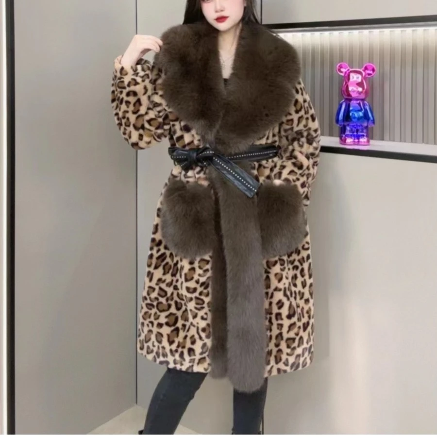 【女王精选】  2023春季爆款显瘦百搭毛毛高级外套大衣女气质加厚