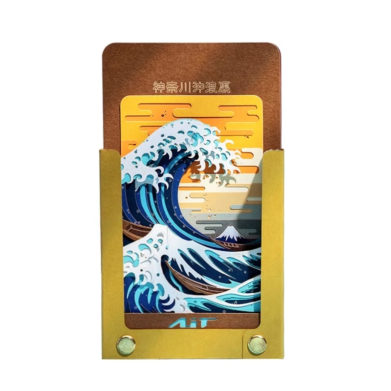 AITCARD名画系列3D立体便签本创意手撕纸雕便签高颜值创意礼物