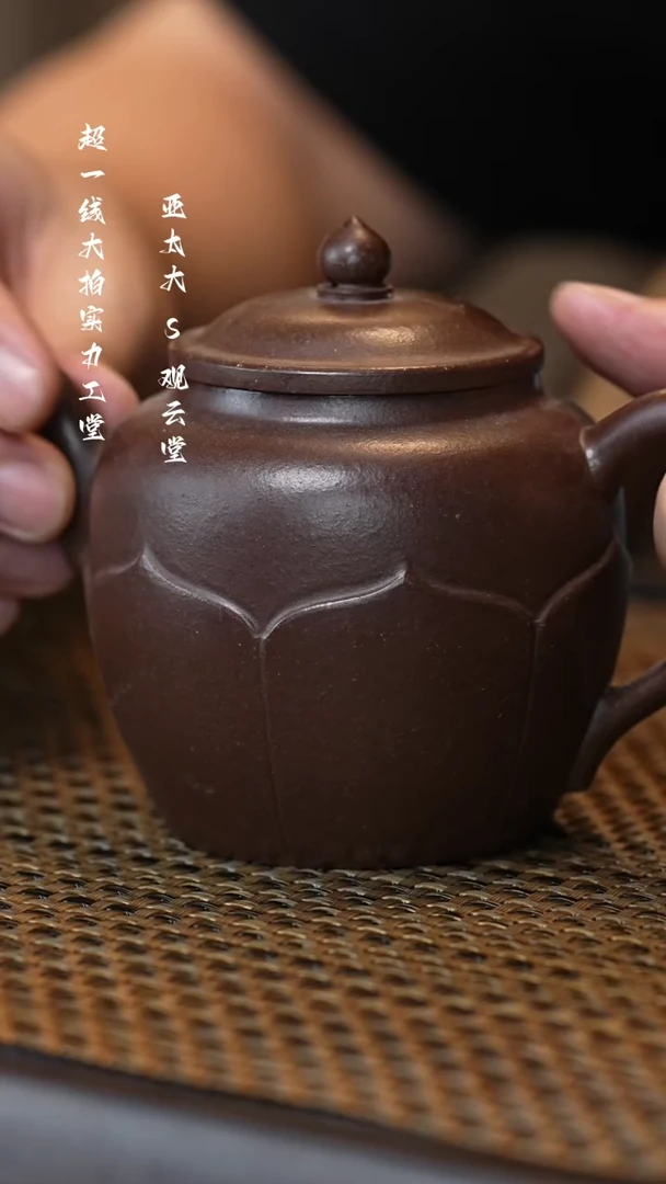 【闪购商品】紫砂茶壶黑星土 静莲