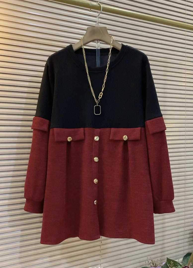 欧货新款遮肉显瘦气质拼接时尚女人衫