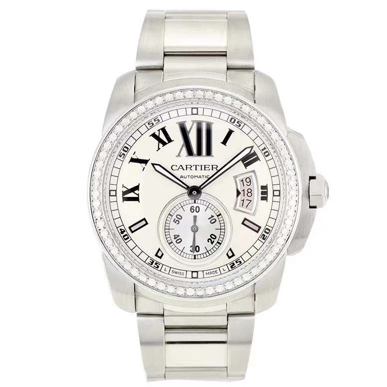 99新 Cartier/卡地亚 卡利博系列/W7100015/42mm/后钻升级
