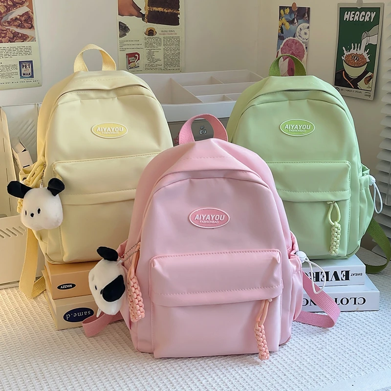 儿童双肩包女小学生轻便补课研学书包女童春游旅游出行逛街小背包