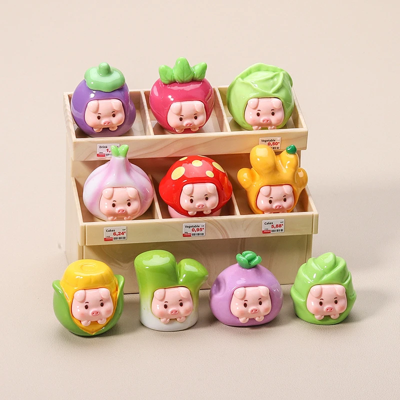 仿真过家家微缩摆件小动物精致卡通挂件小公仔创意场景玩具