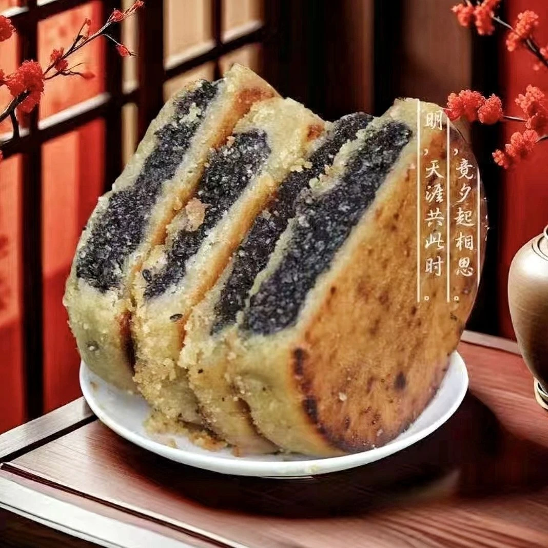 婺源老家传统中秋月饼詹氏酥月少糖多麻酥月手工制作家乡味道