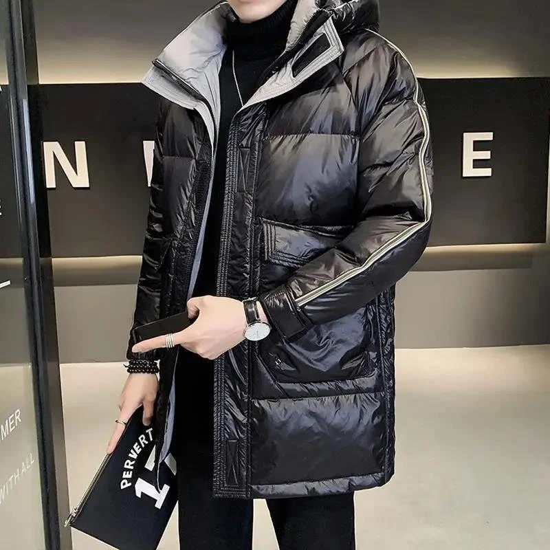 波司登羽绒服男新款冬季潮牌中长款连帽帅气保暖袄子加厚冬装外套