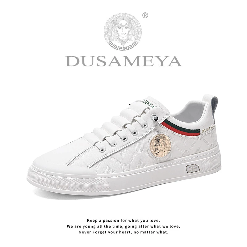 DUSAMEYA/杜莎米娅秋冬季新款休闲时尚潮流百搭高端轻奢男鞋D6683