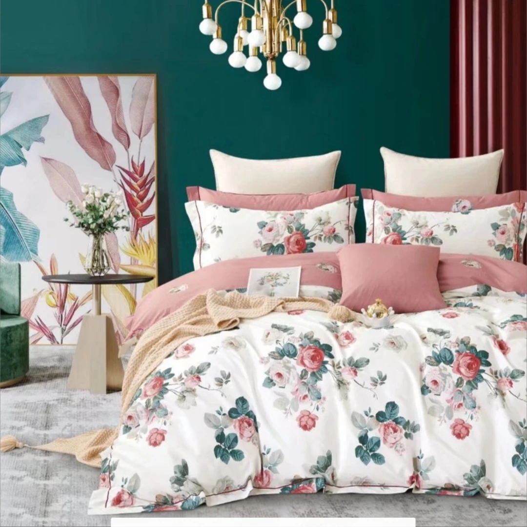 赫莲娜【新疆纯棉四件套】高支高密纯棉新疆棉四件套卧室新款纯棉款