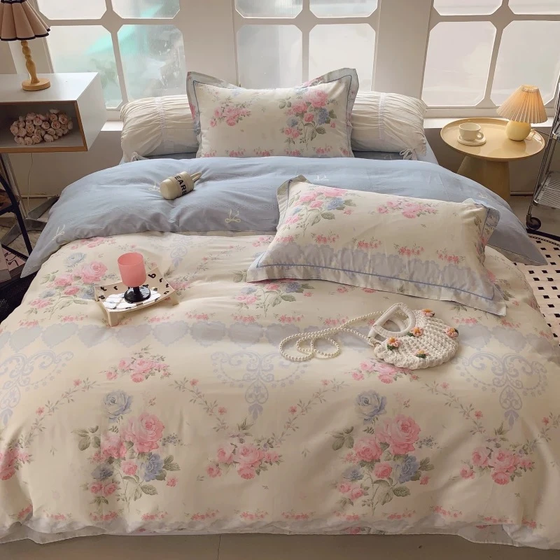 老粉不退差价【芳华100%棉四件套】纯棉四件套亲肤新疆纯棉四件套