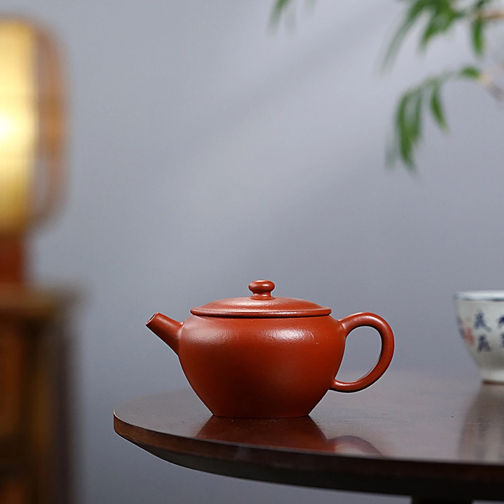 宜兴紫砂壶原矿小煤窑朱泥玉碗150cc