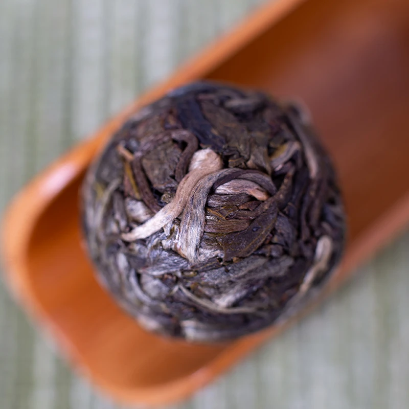 【老曼峨苦挑采龙珠】2020年8g*10颗 头春古树普洱茶生茶