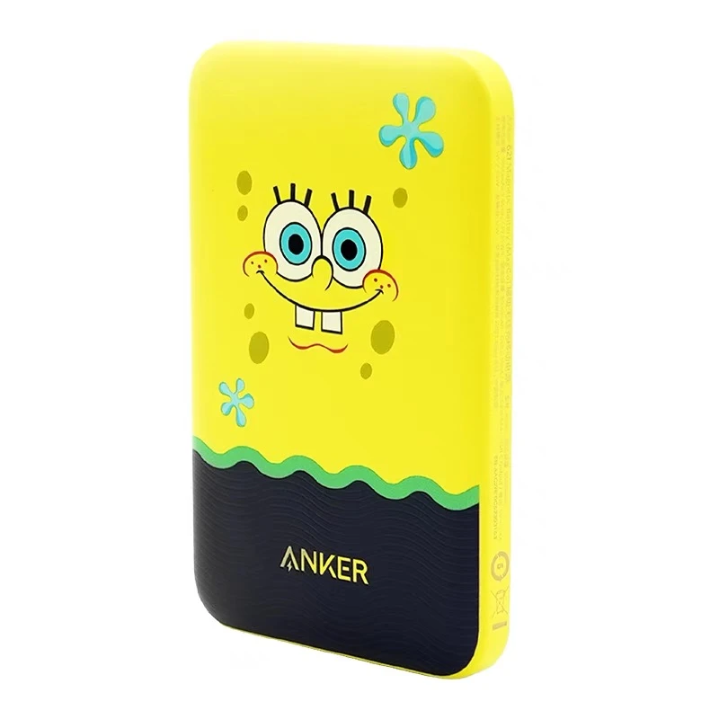 准新品 ANKER/安克 海绵宝宝无线磁吸充5000毫安背夹电池 A1610